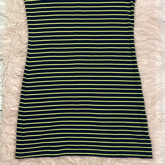 Sail to Sable STS Singing Stripes Navy Green Dress - Picture 5 of 8